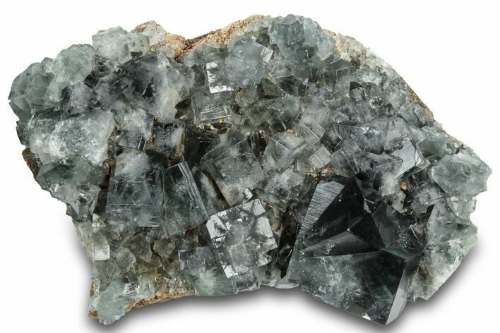 Fluorescent Fluorite Cluster - Lady Annabella Mine, England #305778